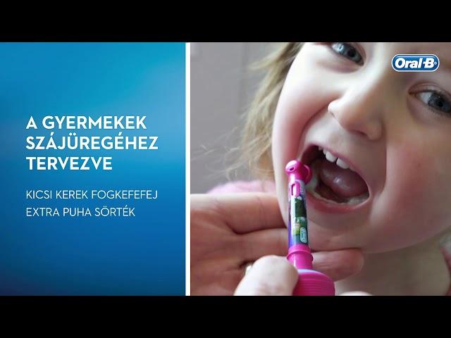 Oral-B Kids 3+ elektromos fogkefe gyerekeknek