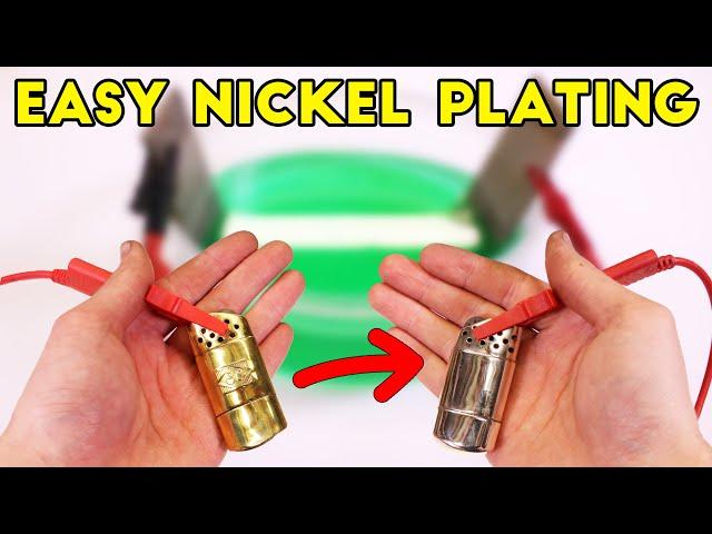 How to make simple DIY nickel plating set up - Easy Electroplating for Beginners