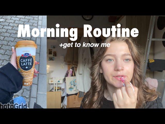 Productive Morning Routine | + get to know me