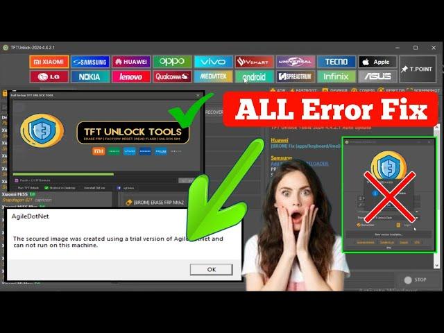 TFT UNLOCK TOOL ERROR FIX WORK 100% | TFT TOOL NOT WORKING