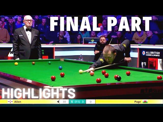 Mark Allen vs Jackson Page UK Championship 2024!Final Part!