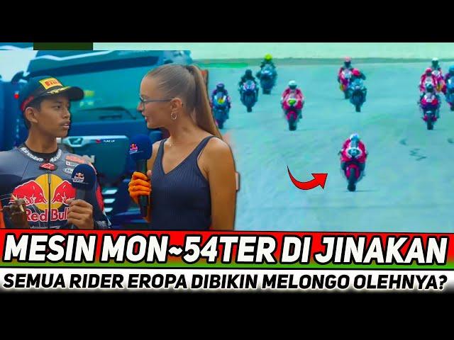 veda Ega pratama podium SS600CC~panaskan mesin sebelum ke juniorGP~ redbull motoGP rookies cup 2025