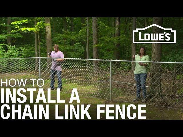 How to Install a Chain Link Fence