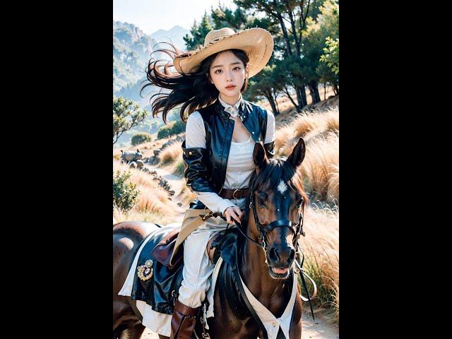 AI LOOKBOOK  승마 乗馬 Horseback riding [4k Ai]