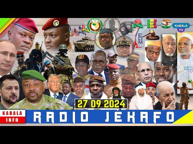 RADIO JEKAFO 27 SEPTEMBRE 2024 EN DIRECT