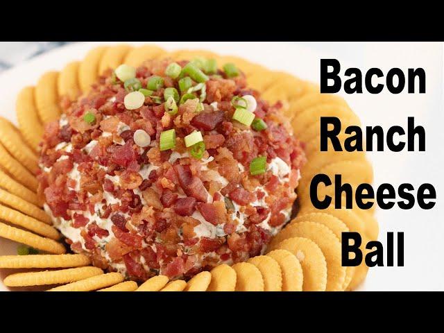 Bacon Ranch Cheese Ball | The Carefree Kitchen