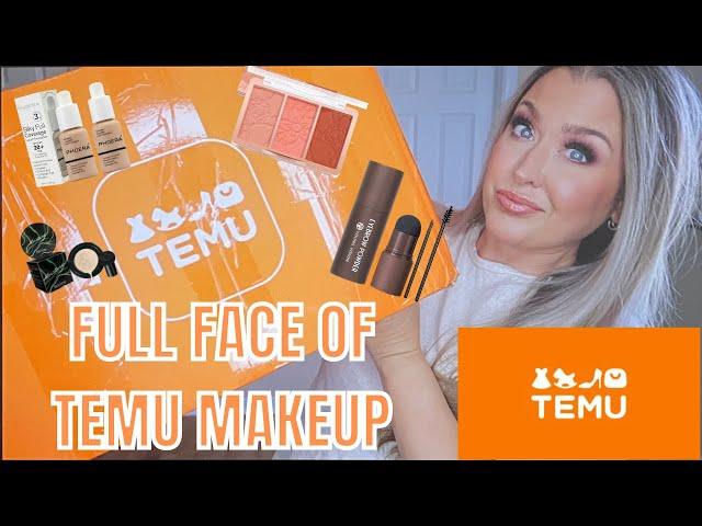 TEMU MAKEUP HOT OR FLOP | TESTING OUT A FULL FACE OF TEMU MAKEUP | HOTMESS MOMMA MD