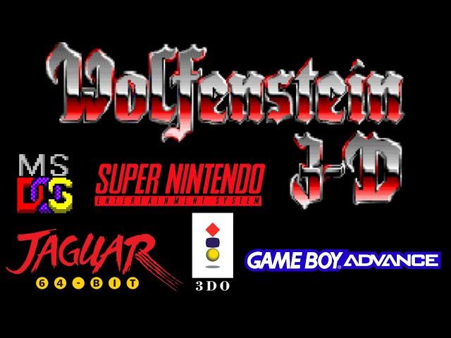 Wolfenstein 3D - DOS vs SNES vs Jaguar vs 3DO vs GBA