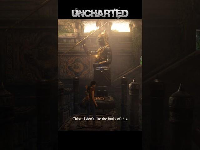 Axe Statue puzzle  Uncharted the lost legacy #gaming #games #shorts