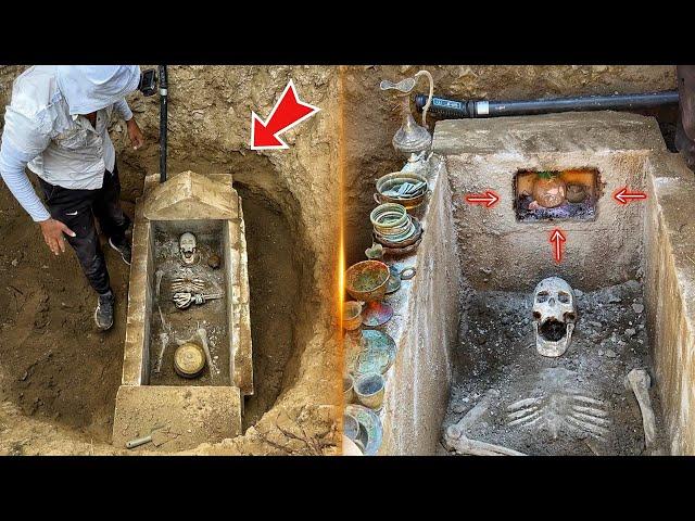 We Found a Huge Sarcophagus Using a Metal Detector. ( Big Treasure Hunt )