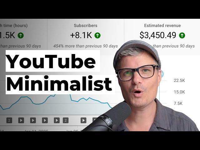 A Minimalist Approach to YouTube - How I DOUBLED My Views!