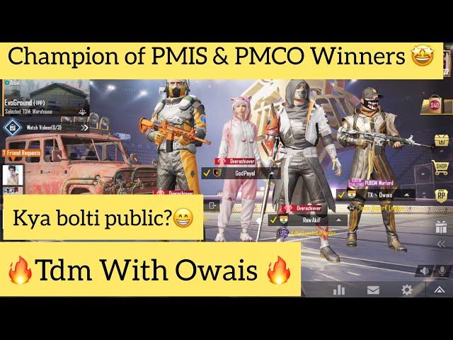 OWAIS is Here ️ A TDM with Champion of PMIS & PMCO 2019 Kya Bolti Publiccc 