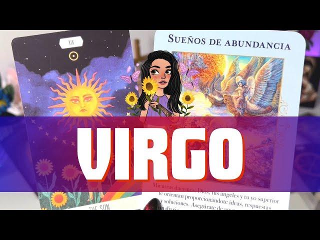 VIRGO ️ MANANTIAL DE ABUNDANCIA TE BAÑA POR COMPLETO!! DIOS TE LO CUMPLE!! MAGNÍFICA DICHA LLEGA!!