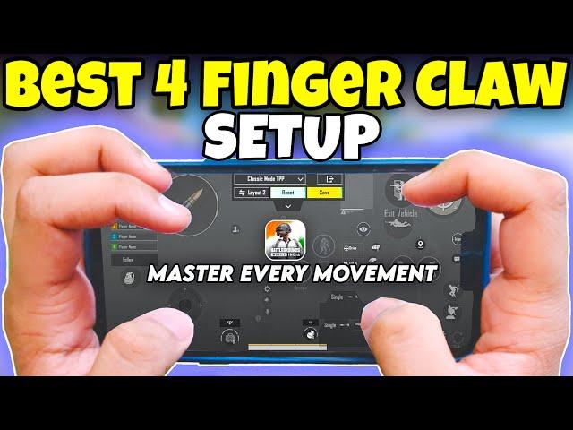 Best 4 Finger Claw Control Setting | 4 Finger Control Code | BGMI / PUBG MOBILE