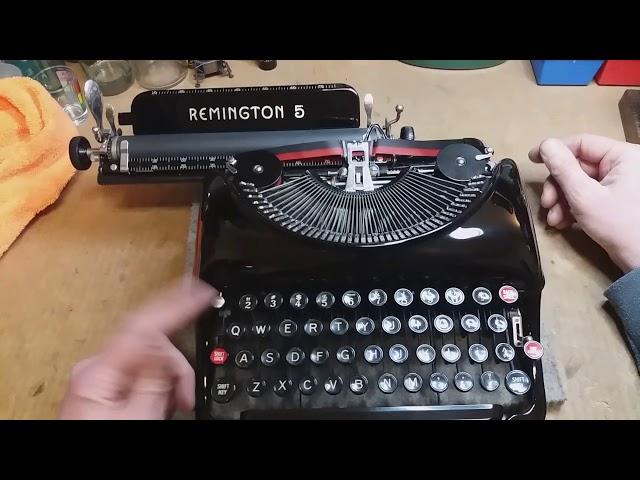 HOW TO USE YOUR NEW OLD TYPEWRITER! a guide to the Remington Streamlined Model 5