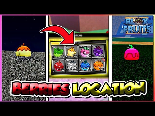 How To Get All (White,Green,Etc) Berries Location + Full Guide In Blox Fruits Update 24