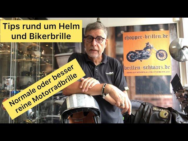 WileyX und Harley Davidson Chopperbrillen Tips, heute Thema Jethelm