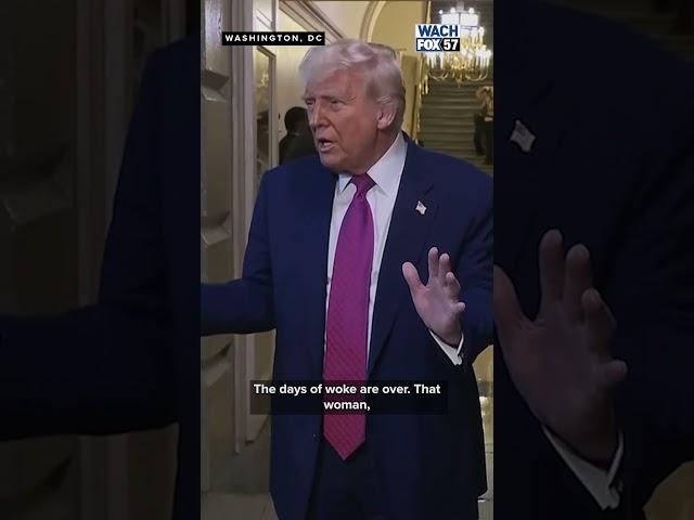 Trump says 'The days of woke are over' after democrat leader is arrested for confrontation with ICE