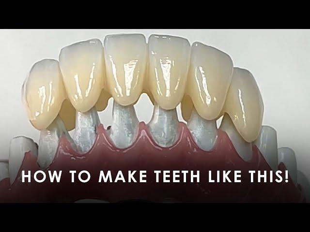 How to make teeth like this