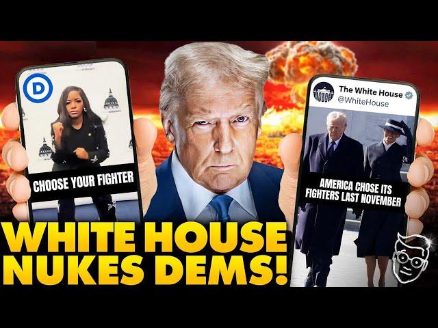 Trump White House NUKES Democrats CRINGE Dancing TikTok Video from Space | BRUTAL Ratio 