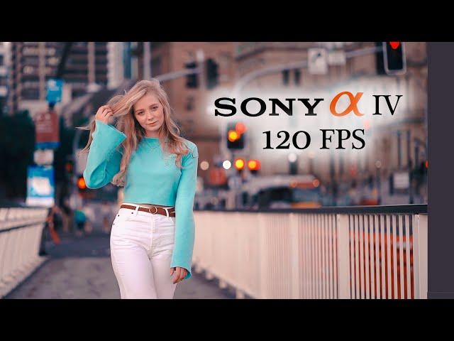 Sony a7iv 120fps cinematic slow motion portrait video - 85mm f1.8 lens