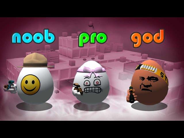 Noob vs Pro vs God | Shell Shockers