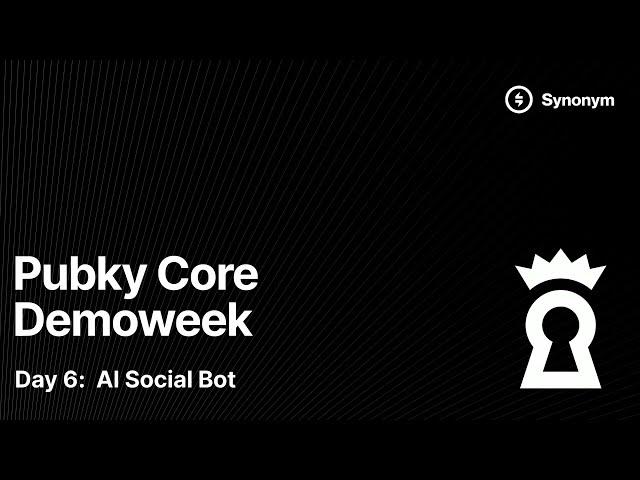 AI Social Bot - AI-generated content for Pubky App paid with Lightning Network