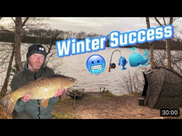 WINTER CARP FISHING || JANUARY SUCCESS || 2024 CHESHIRE MERE
