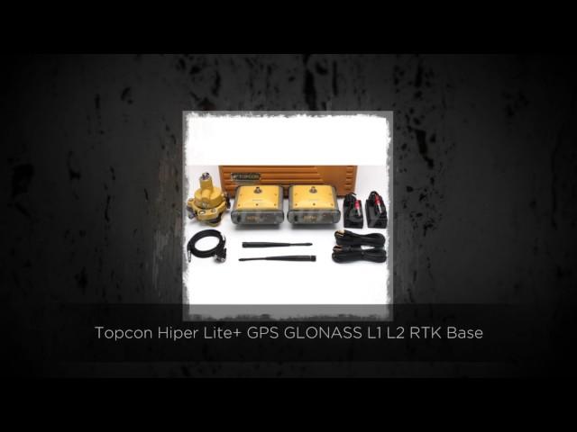 Topcon Hiper Lite+ GPS GLONASS L1 L2 RTK Base & Rover Set