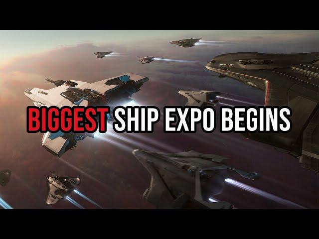 Star Citizen IAE 2954 Day 1 - New Crusader Intrepid - THE BIGGEST SHIP EXPO BEGINS!