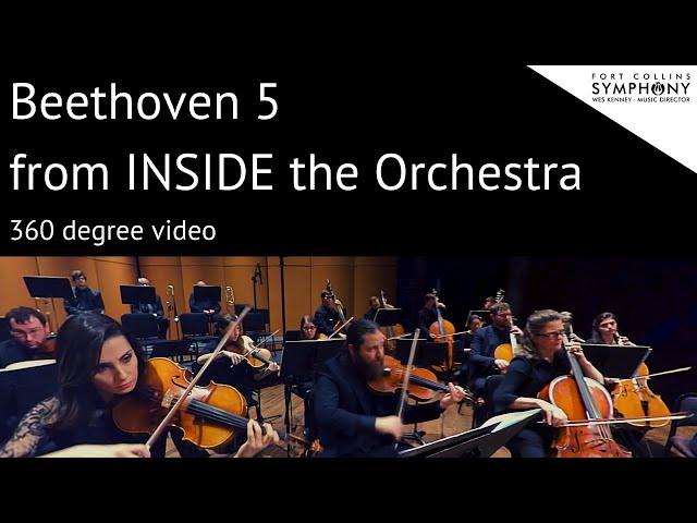 360 degree performance of Beethoven, Symphony No. 5, by the Fort Collins Symphony