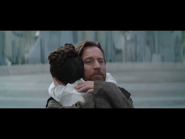 Obi-Wan say goodbye to 10yo Leia - Obi-Wan Kenobi (2022)