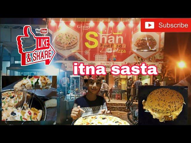 Shan fast food & pizza  visit with my review (Food lover karachi)