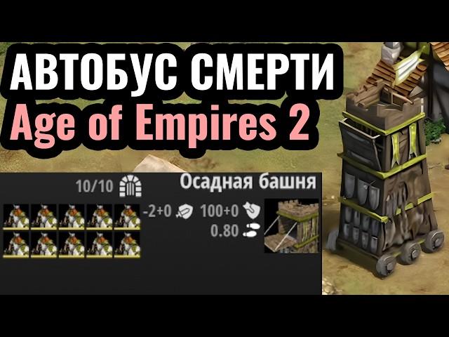 ОСАДНАЯ БАШНЯ СПАСЛА ИГРУ: Редчайшее использование редчайшего юнита в Age of Empires 2