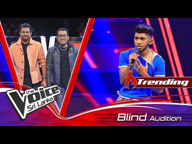 Thilina Wijayasinghe | Roo Sara (රූ සරා) | Blind Auditions | The Voice Sri Lanka