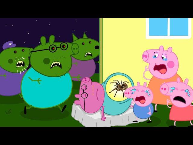 Zombie Apocalypse, Nightmare Zombie VS Peppa Pig Family | Peppa Pig Funny Animation