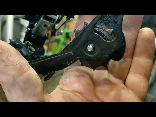 SHIMANO TZ задний переключатель - хлам,умирающий за три месяца эксплуатации и не ремонтопригодный