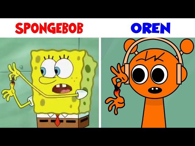 SpongeBob Removing A Splinter but it's Oren (SPRUNKI ANIMATION)