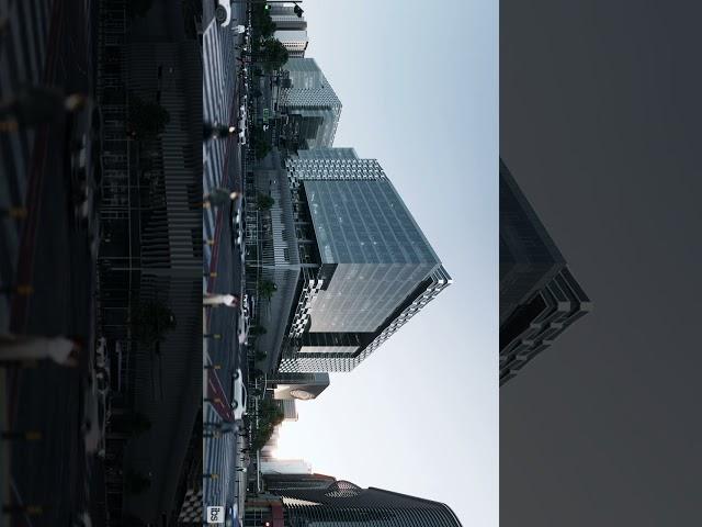 판교 신도시 거리 4K 영상 이미지빌드스튜디오 - Pangyo City Traffic 4K_CGI 3D Animation_ImageBuildStudio