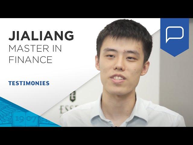 Jialiang LIU - Master in Finance |  ESSEC Testimonies