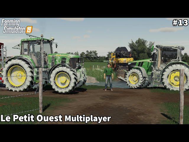 Spreading Lime, Fertilizing Fields, Corn Harvesting│Le Petit Ouest│FS 19│Timelapse#13