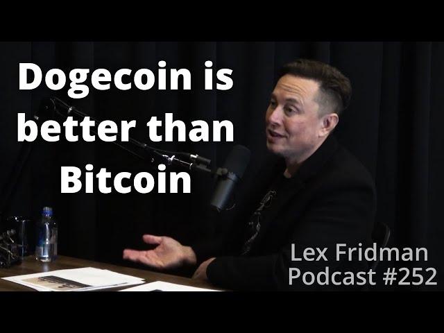 Elon Musk talks about Dogecoin, Bitcoin, and Cryptocurrency