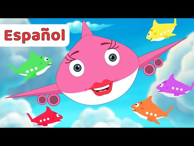 Las Mejores Canciones de Tiburón Bebé Aviones Para Niños | +Recopilación