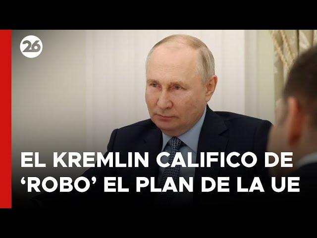 El Kremlin promete medidas legales por el congelamiento de activos rusos