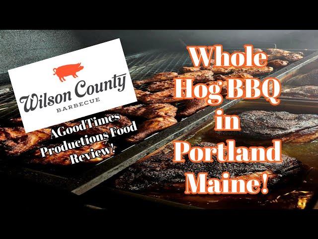 We tried one of Portland Maines new BBQ spots!