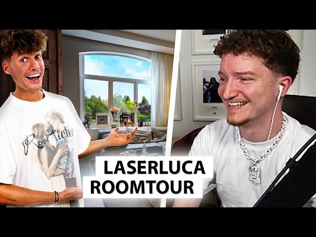 Justin REAGIERT auf PENTHOUSE Roomtour von LUCA!  | Live - Reaktion