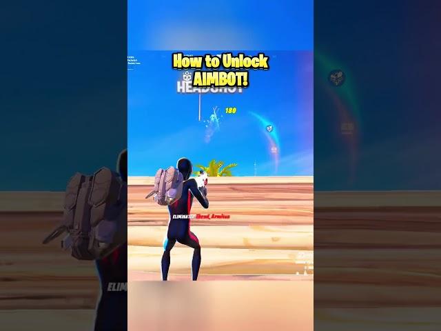 How to get AIMBOT! #fortnite #fortniteshorts #shorts