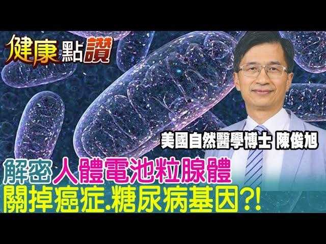 4招強化"粒線體"!不吃藥也能關閉糖尿病.癌症基因?｜健康點讚