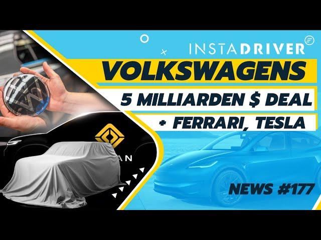 VW & Rivian Deal, BMW i1 & i2, erster Elektro-Ferrari! | E-Auto-News 177