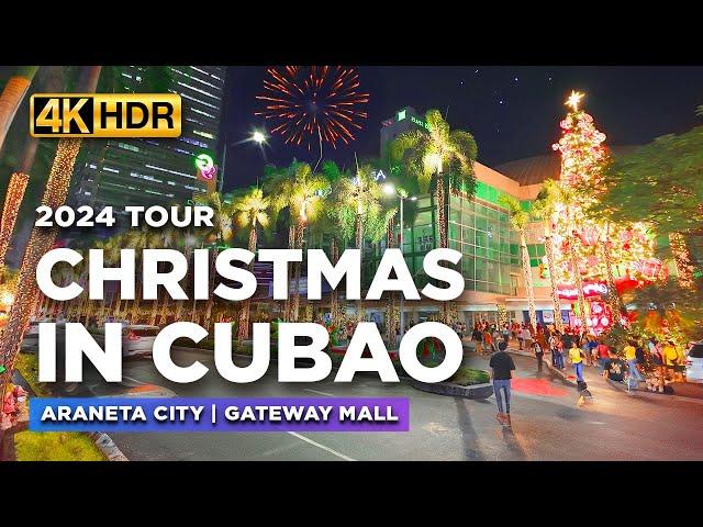 CHRISTMAS Comes Alive in CUBAO | 2024 Araneta Center Night Tour in Quezon City Philippines